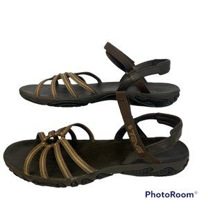 TEVA Kayenta Womens Sz 8 1/2 BrownStrappy Waterproof Sport Hiking Trail Sandals